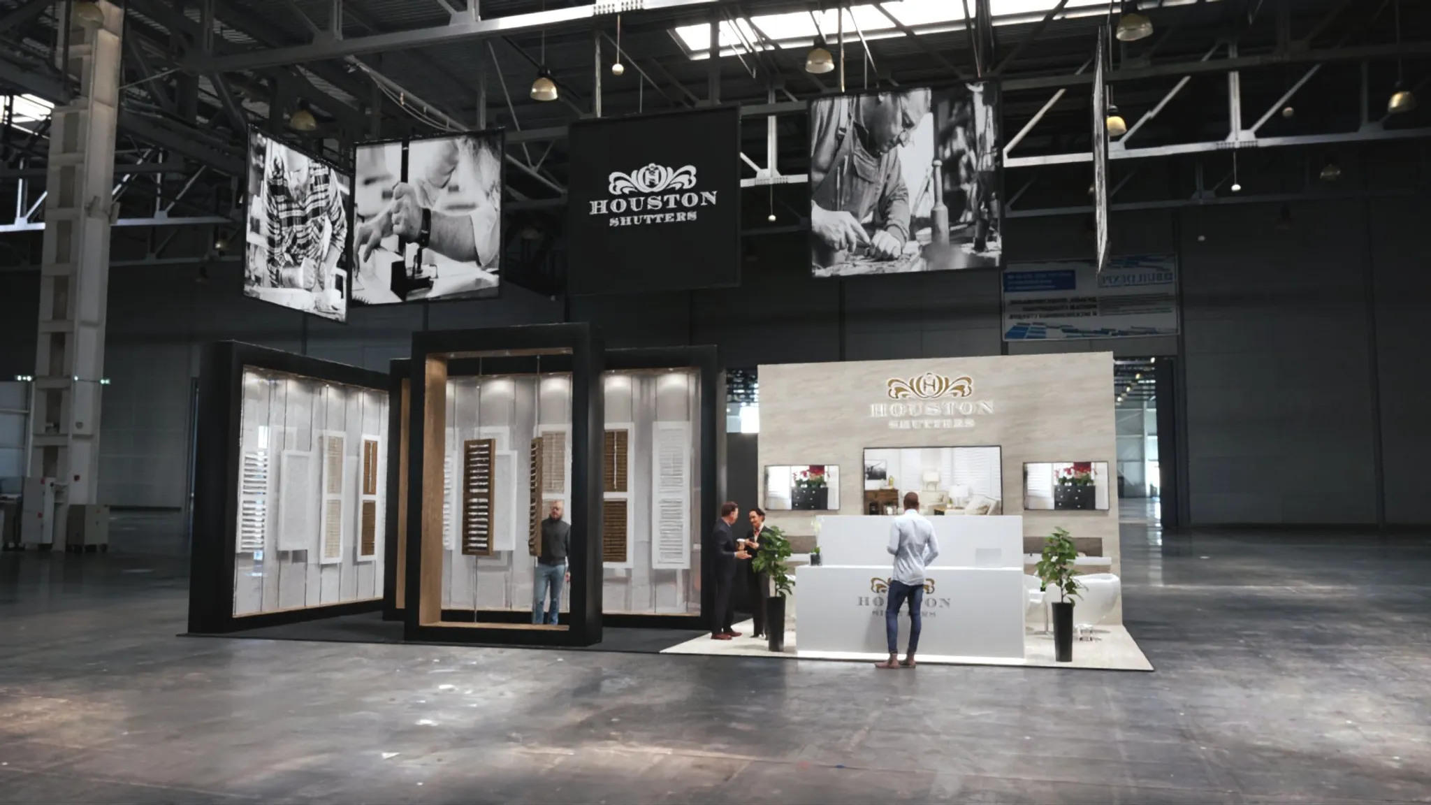 30x40 Island booth design by Reaction Space